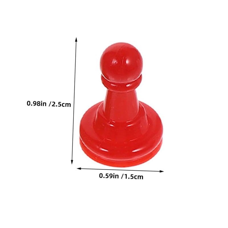 80 Pcs Plastic Game Tokens Replacement Pawns For Board Games Chess Lightweight Portable - Image 3