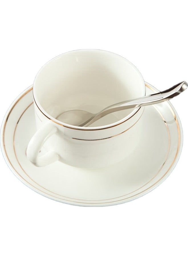 Onlycook Coffee Spoon, Dessert Spoon, Mixing Spoon, Baby Spoon, Feeding Spoon, Short-Handled Thickened Solid Ice Cream Spoon - Image 2