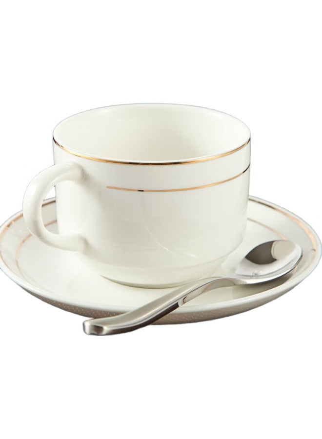 Onlycook Coffee Spoon, Dessert Spoon, Mixing Spoon, Baby Spoon, Feeding Spoon, Short-Handled Thickened Solid Ice Cream Spoon - Image 1