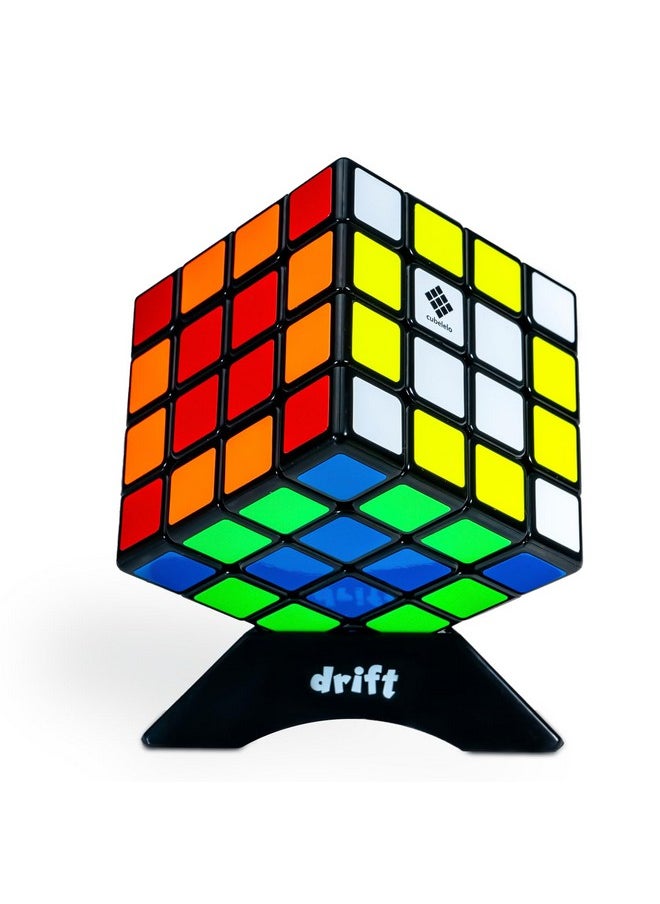 Cubelelo - Cubelelo Drift 4x4 Black with Cube Lubricant and Stand Combo | High-Performance Speed Cube | Smooth Turning & Durable | Ideal for All Ages | Perfect for Training & Competitive Cubing - Image 1