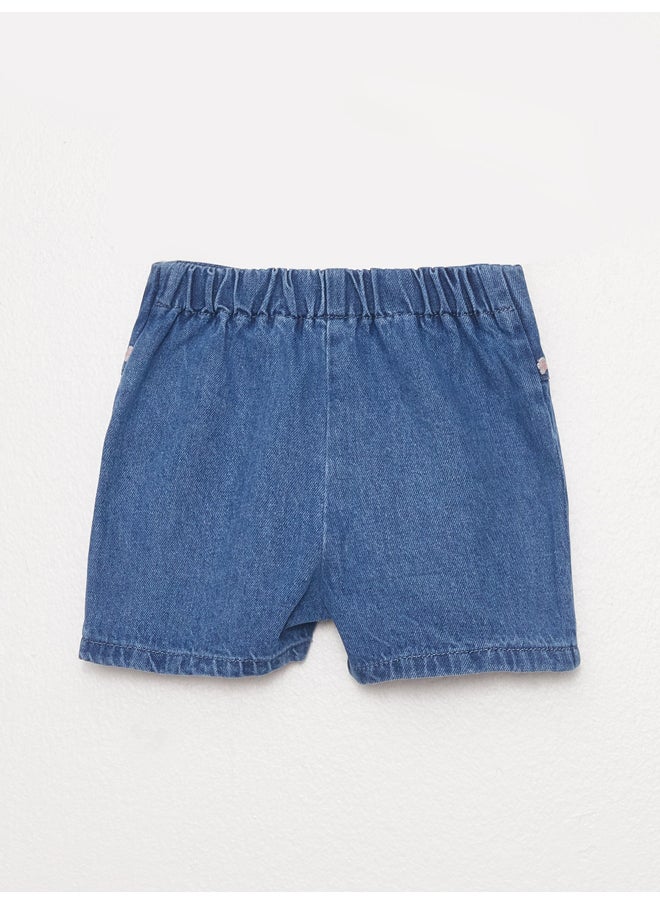 LC WAIKIKI - Baby Girl Jean Short With Waist Elastic - Image 1