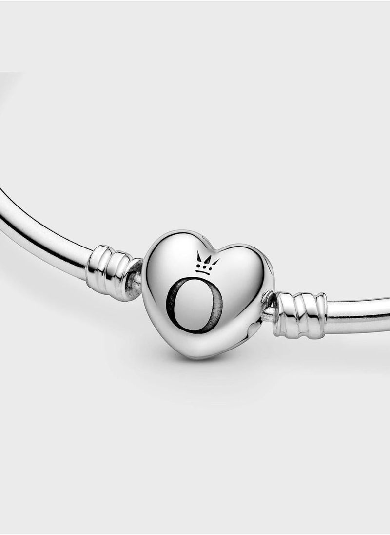 Pandora Moments Heart Clasp Bangle - Image 2