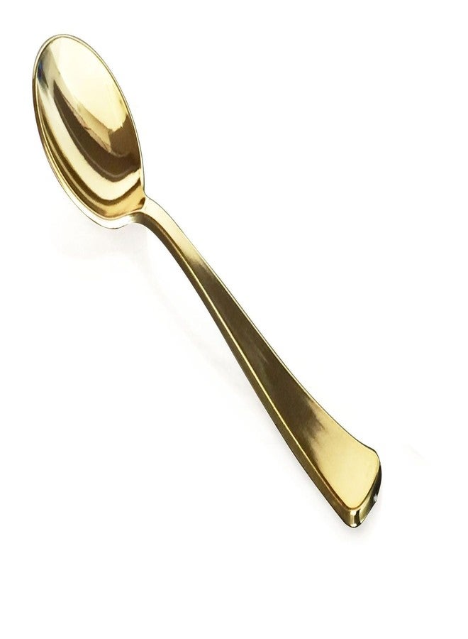 OCCASIONS FINEST PLASTIC TABLEWARE " OCCASIONS " 480 pieces Disposable Heavyweight Plastic Silverware (120 knives, 120 spoons, 240 forks, Gold Coated) - Image 4