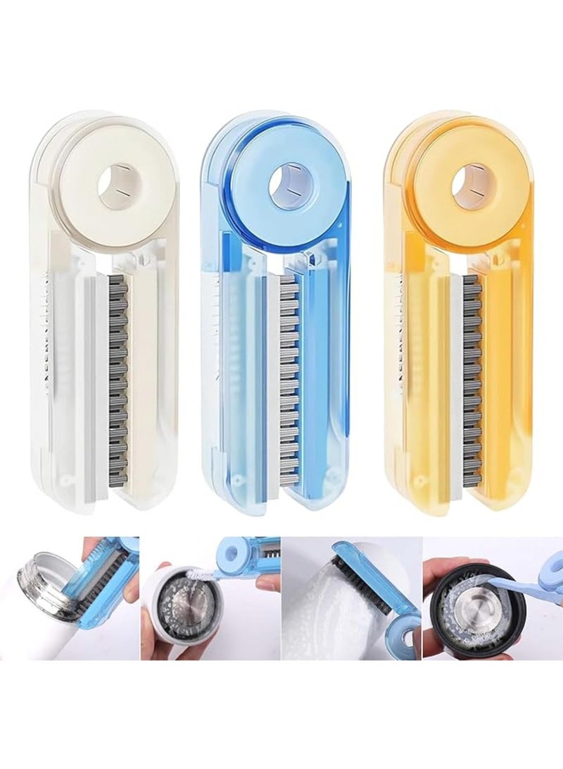 3Pcs Water Bottle Brush Cleaner 4-in-1 Multifunctional Cleaning Brush to Clean Water Bottles/Cup/Mug/Baby Bottle Lid Crevice Cleaning Brush  - Image 1