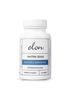 Matrix 5000 Hair & Nail Vitamins (60 Day Supply) Biotin 5000Mcg Vitamins For Hair Growth W/Extended Release Promotes Healthy & Strong Hair & Nails Suitable For All Hair Types