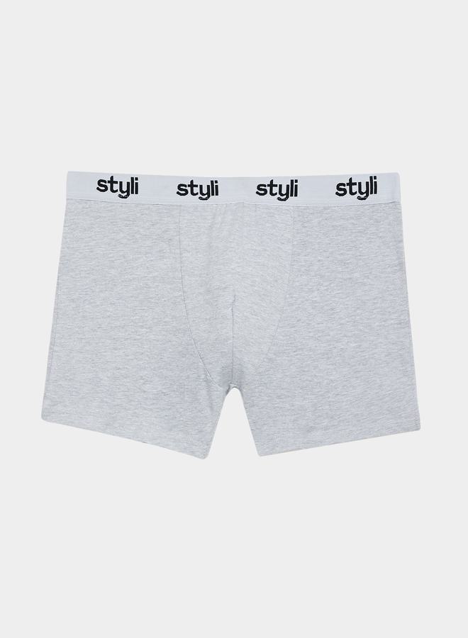 Styli Pack of 5 - Cotton Stretch Solid Trunks  - Image 2