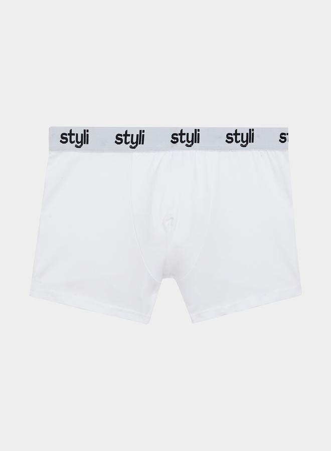 Styli Pack of 5 - Cotton Stretch Solid Trunks  - Image 4