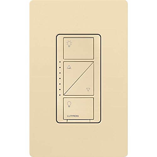 Lutron Caseta Original Smart Dimmer Switch (Lutron Smart Hub Required), for LED Lights, 150 Watt, Single-Pole/3-Way, No Neutral Required, PD-6WCL-IV, Ivory - Image 2