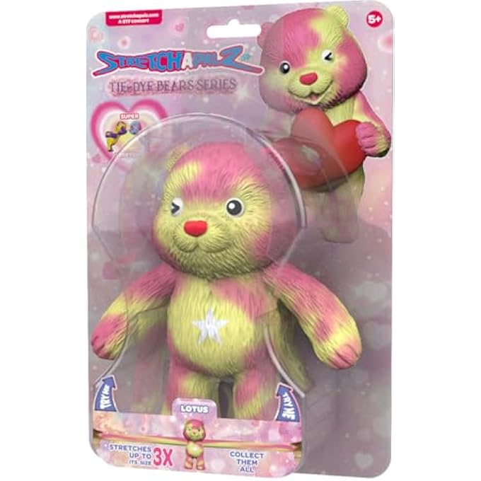 Stretchapalz 14cm characters - TIE DYE BEARS SERIES | Assorted Characters | Colour and Character May Vary | Includes 1 Pc - Image 5