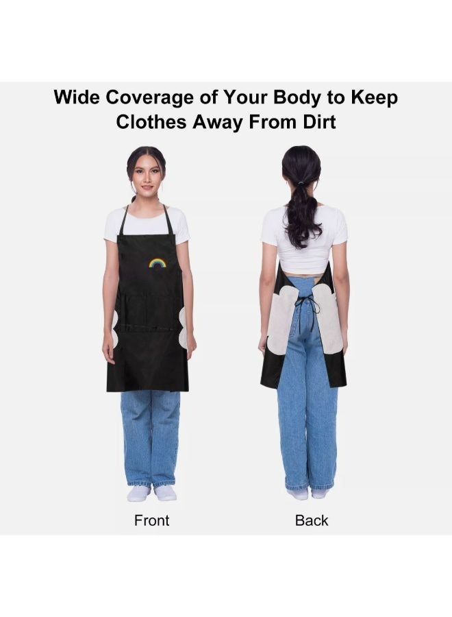 Oilproof Kitchen Smock Waterproof Catering Waiter Work Clothes Apron - Image 5