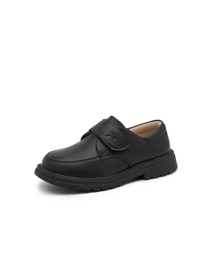 Red Dragonfly Kids Autumn Children's Shoes Big Kids Black Girls Soft Sole Student Boys Leather Shoes Q53ad004 Black Size 36 - Image 1