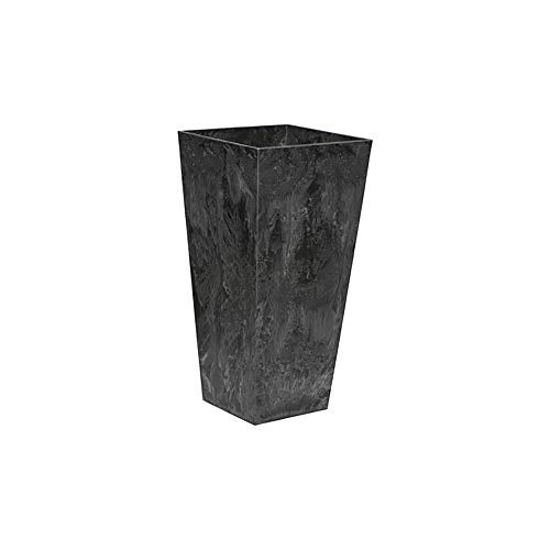 Root & Vessel, Ella Tall Planter, Black, 13.5" - Image 1
