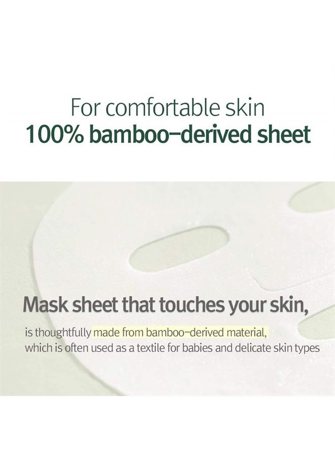 Pyunkang Yul Ceramide Calming Mask Pack 10 PCS - Korean Face Mask Skin Care Products - Beauty Face Mask Containing Panthenol, Hyaluronic Acid, Tea Tree, Shea Butter, Squalene and Cica - Korean Beauty - Image 4