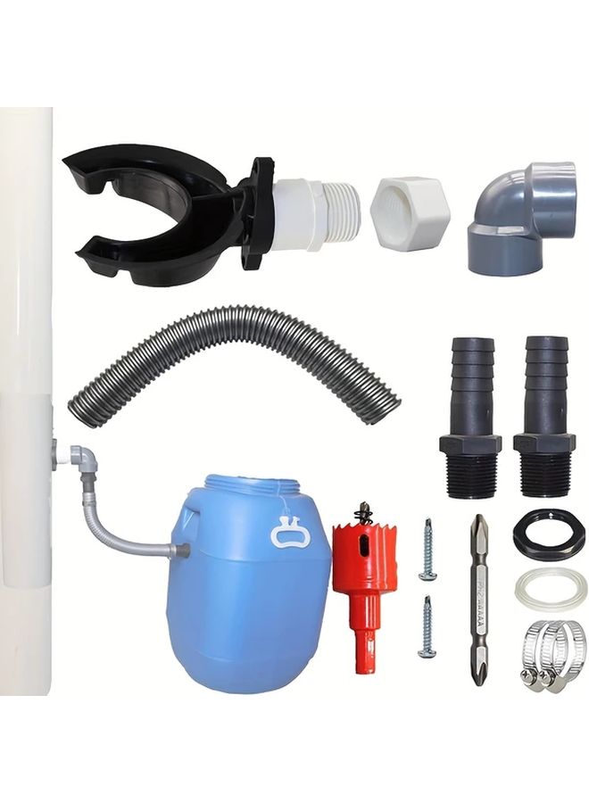 Mixed Color Quick Connect Rainwater Collector Downspout 70 110mm For Roof Garden Lawn - Image 2