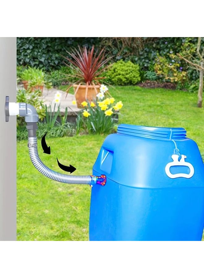 Mixed Color Quick Connect Rainwater Collector Downspout 70 110mm For Roof Garden Lawn - Image 4