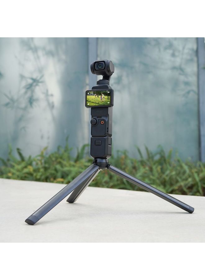 Generic Suitable For Dajiang OSMO POCKET 3three Tripod Head Fixed Bracket Sports Camera Stable Clip Accessories-Color:Large Metal Tripod  - Image 3