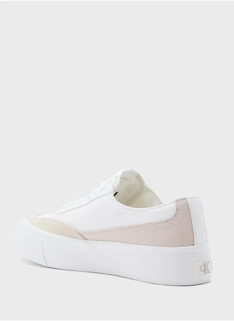 Calvin Klein Jeans VULCANISED FLATFORM LOW TRAINERS
