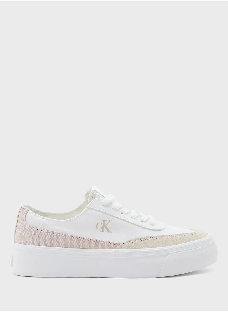 Calvin Klein Jeans VULCANISED FLATFORM LOW TRAINERS