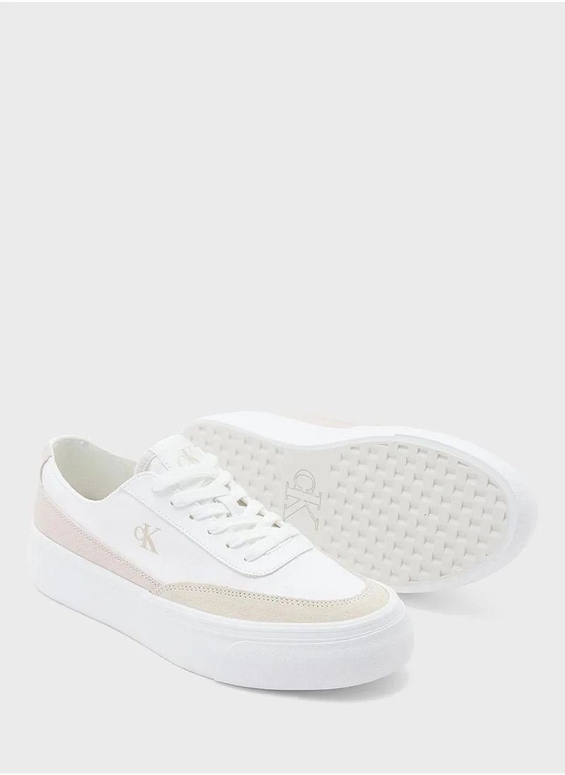 Calvin Klein Jeans VULCANISED FLATFORM LOW TRAINERS