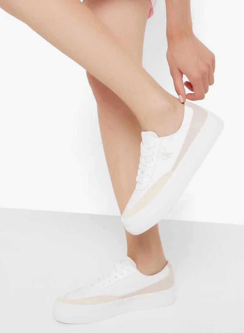 Calvin Klein Jeans VULCANISED FLATFORM LOW TRAINERS
