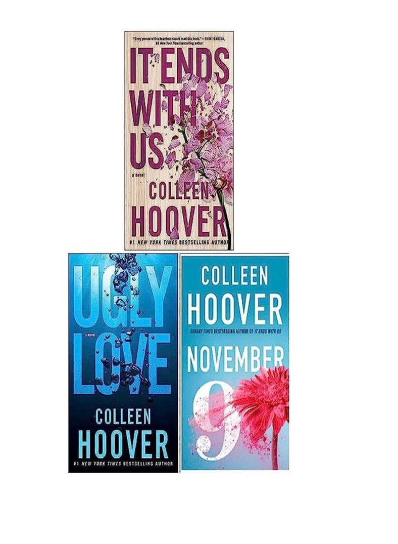 مجموعة كتب كولين هوفر المكونة من 3 كتب (9 نوفمبر، الحب القبيح، انها تنتهي معنا)