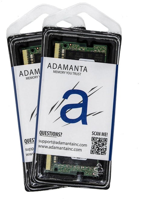 Adamanta Factory Original 32GB (2x16GB) Compatible for Dell Alienware G-Series Inspiron Latitude Precision Vostro & XPS Laptop Notebook Memory RAM Upgrade DDR4 2666MHz PC4-21300 SODIMM 2Rx8 CL19 1.2v