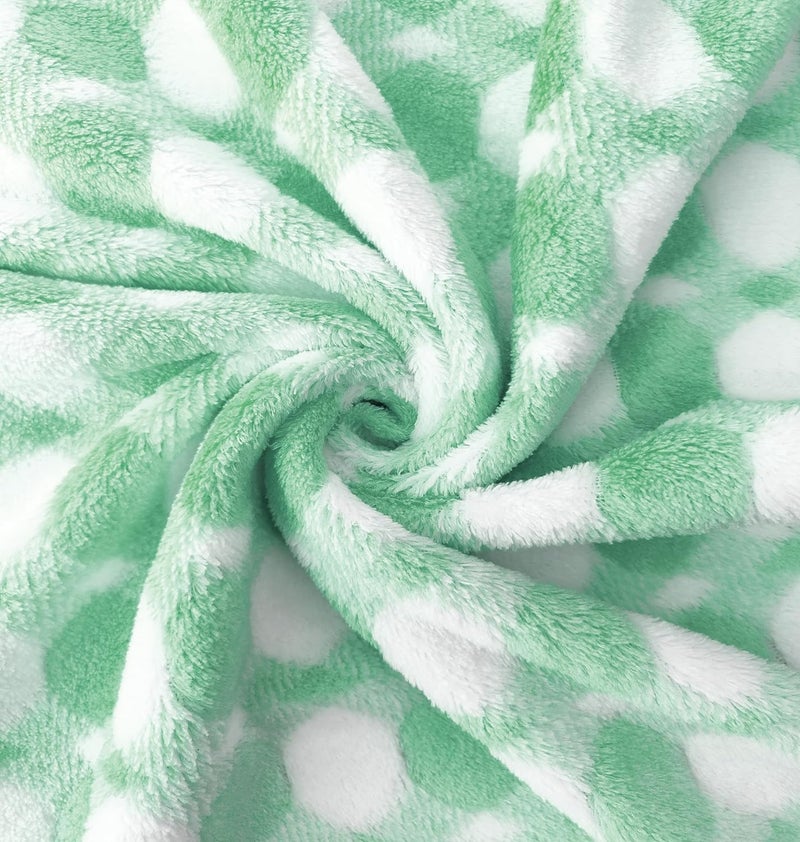 Status Contract Microfiber Towels for Bath-Soft Coral Fleece Towel with Hook Quick Dry Super Absorbent-Stripes Bath Towel for Men and Women-70 x 140 cm and Hand Towel 40x60cm (Green), 300 Tc - Image 3