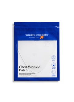 WRINKLES SCHMINKLES Wrinkles Schminkles Chest Wrinkle Patch - Reusable Silicone Smoothing Pads for Cleavage & Body, Reduce Wrinkles & Stretch Marks, Sensitive Formulated, Secret to Radiant Skin (1 Pack)  - Image 1