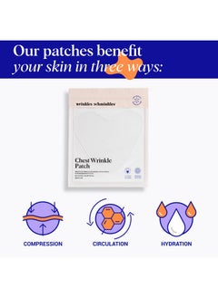 WRINKLES SCHMINKLES Wrinkles Schminkles Chest Wrinkle Patch - Reusable Silicone Smoothing Pads for Cleavage & Body, Reduce Wrinkles & Stretch Marks, Sensitive Formulated, Secret to Radiant Skin (1 Pack)  - Image 2