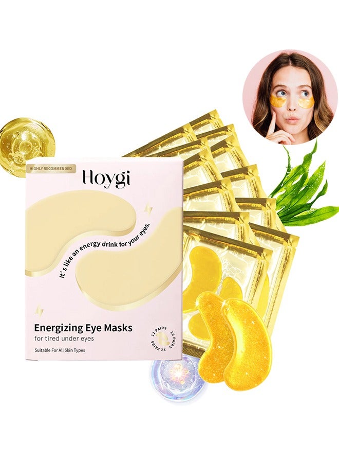 هويجي حيوية العين قناع ، قناع العين منتفخة و الهالة السوداء قناع العين ، والتعب العين قناع ، هلام العين قناع ، التجاعيد العين الرعاية ، ثبات العين قناع ( 12 أزواج ) - Image 1