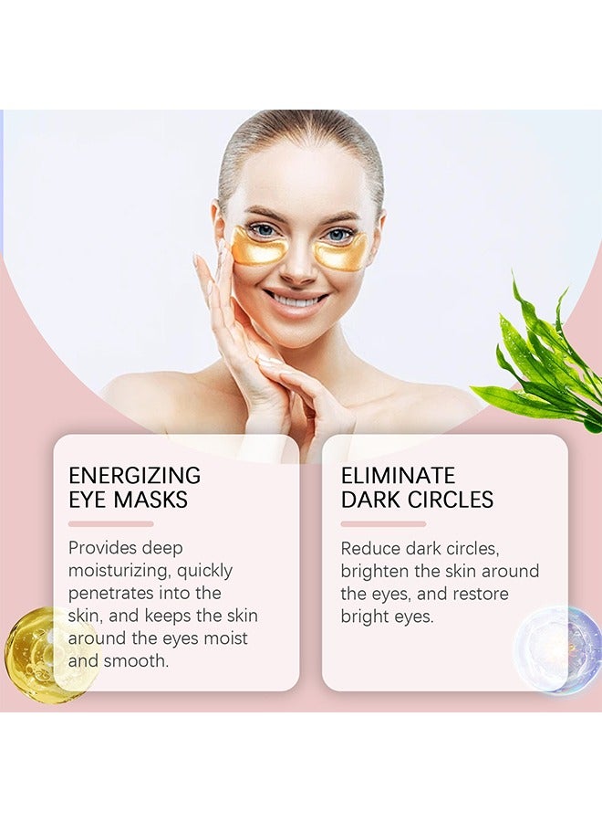 هويجي حيوية العين قناع ، قناع العين منتفخة و الهالة السوداء قناع العين ، والتعب العين قناع ، هلام العين قناع ، التجاعيد العين الرعاية ، ثبات العين قناع ( 12 أزواج ) - Image 2