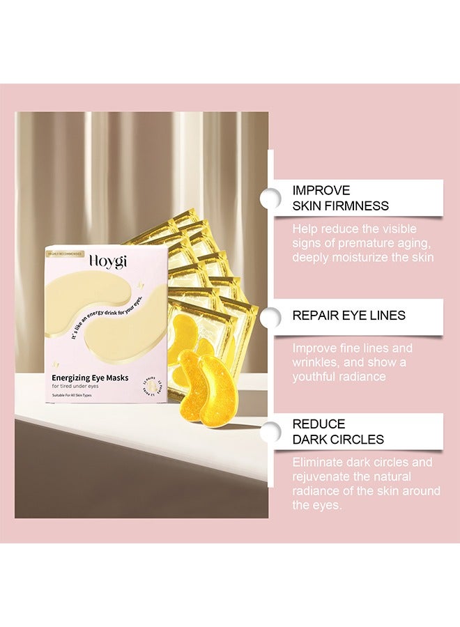 هويجي حيوية العين قناع ، قناع العين منتفخة و الهالة السوداء قناع العين ، والتعب العين قناع ، هلام العين قناع ، التجاعيد العين الرعاية ، ثبات العين قناع ( 12 أزواج ) - Image 4