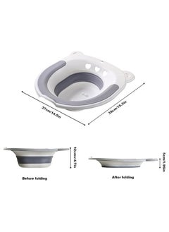 Hanayo Sitz Baths for toilet Seat Bidet Postpartum Care Basin Pregnant Women  Cleanse Vagina or Anal Region Best with Soothics Sitz Bath Soak ﻿  - Image 3