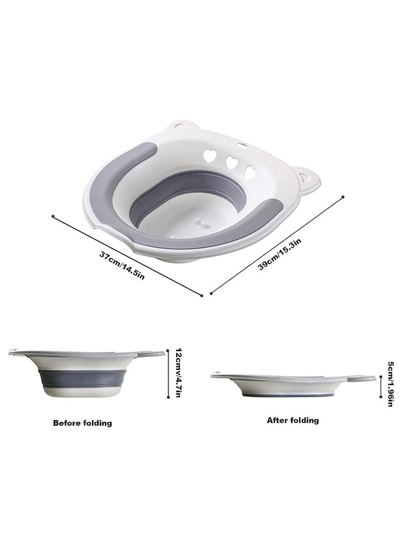 Hanayo Sitz Baths for toilet Seat Bidet Postpartum Care Basin Pregnant Women  Cleanse Vagina or Anal Region Best with Soothics Sitz Bath Soak ﻿  - Image 3