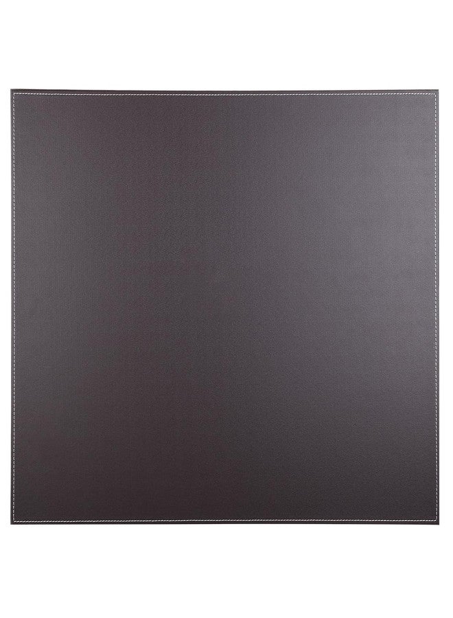 KINGFOM Desk Pad & Mat 24" x 18" Protector Large Mouse Pad PU Leather for Desktops and Laptops (Brown) - Image 1