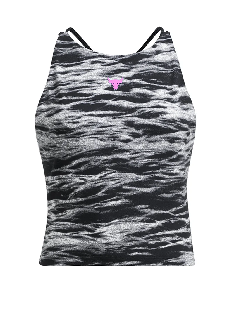 اندر ارمور Project Rock Lets Go Crop Top