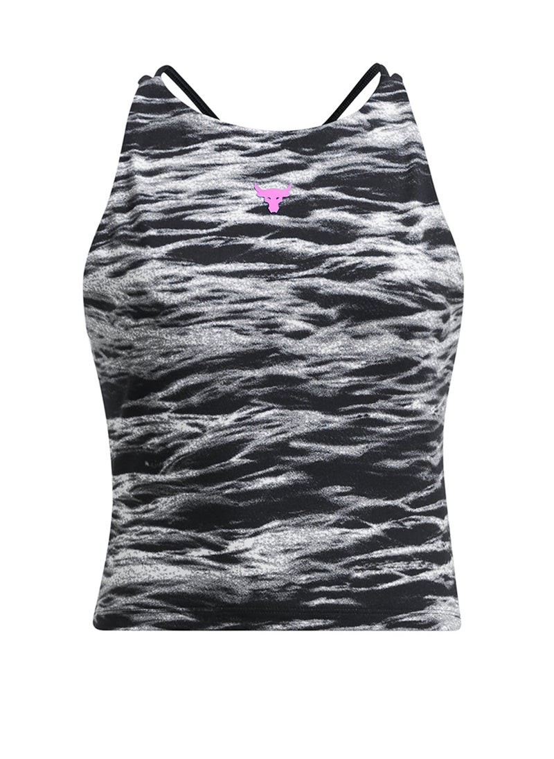 UNDER ARMOUR - Project Rock Lets Go Crop Top - Image 1