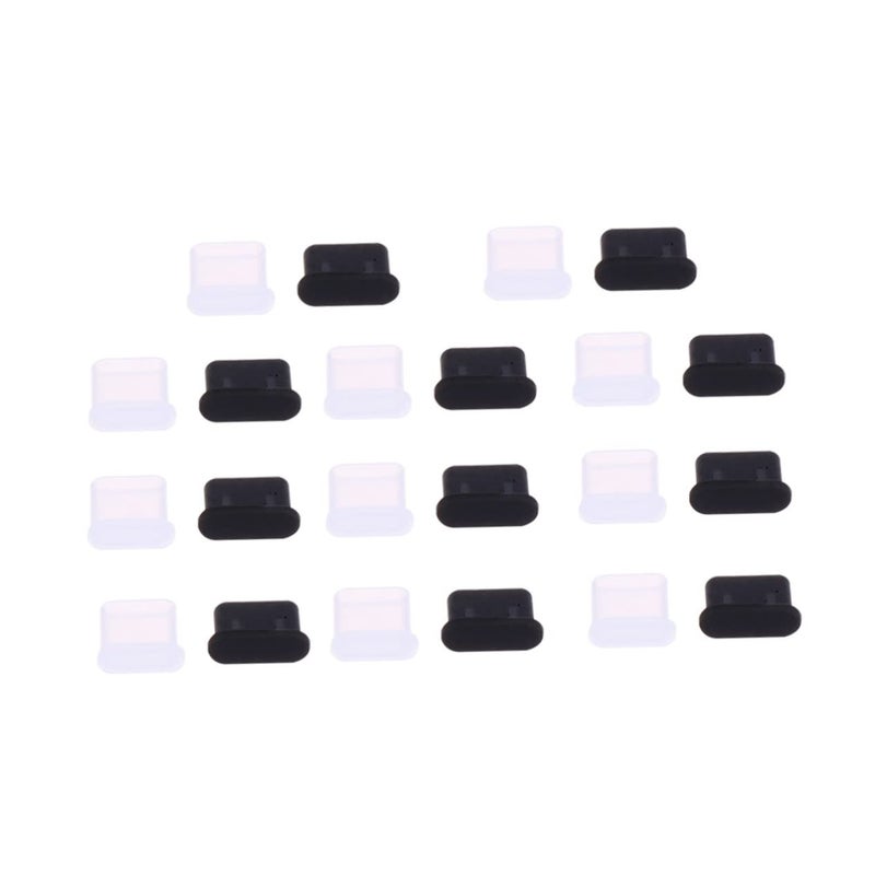 USB C Port Plugs 20 Pcs Assorted Color Protective Covers Prevents Dust Dirt Easy Install - Image 2