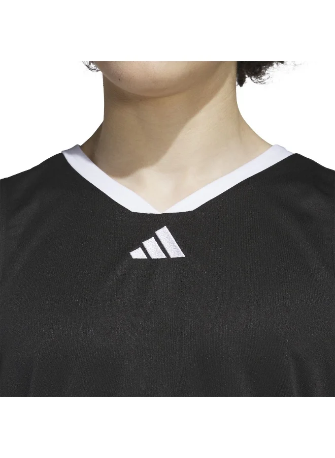 adidas تانك رجالي بثلاث خطوط أسود
