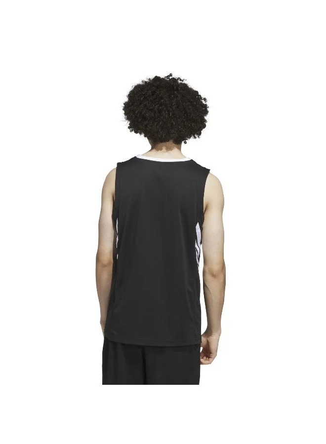 Adidas BLACK/WHITE Basketball Legends Tank Top for Men | Best Price UAE