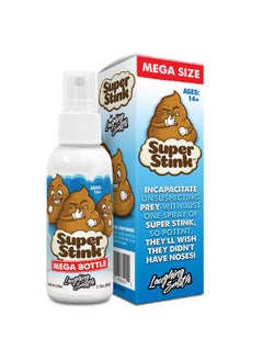 Super Stink (Mega Size 60Ml) - Fart Spray - 'Insanely Strong' Extra Potent Stink - Fake Poop Smelling Prank Stuff - Smells Like Super 'Bad' Gas - Great Gag Gifts, Stocking Stuffers & Fun Party Favors - pzsku/Z8D0A97D4CB79FA188F34Z/45/_/1734347475/8ac82591-171b-4466-9930-95a70e0257e4