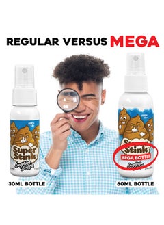 Super Stink (Mega Size 60Ml) - Fart Spray - 'Insanely Strong' Extra Potent Stink - Fake Poop Smelling Prank Stuff - Smells Like Super 'Bad' Gas - Great Gag Gifts, Stocking Stuffers & Fun Party Favors - pzsku/Z8D0A97D4CB79FA188F34Z/45/_/1734347478/7b109f65-9aa3-4ff2-8bc8-caaddfbbe862