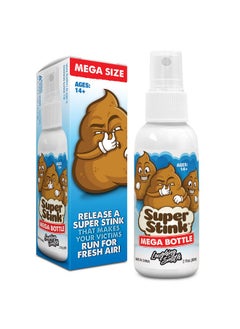 Super Stink (Mega Size 60Ml) - Fart Spray - 'Insanely Strong' Extra Potent Stink - Fake Poop Smelling Prank Stuff - Smells Like Super 'Bad' Gas - Great Gag Gifts, Stocking Stuffers & Fun Party Favors - pzsku/Z8D0A97D4CB79FA188F34Z/45/_/1734347480/59253371-f452-41b9-b060-c331c208aaa1