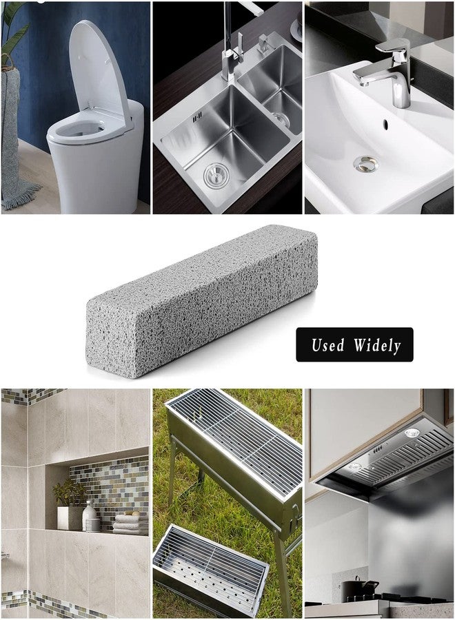 Lenicany 6Pack Pumice Stone for Toilet Cleaning Bowl Stick,Powerfully Cleans Hard Water Rings, Calcium Buildup & Stains, Suitable for Cleaning Toilet, Bathtubs, Kitchen Sink, Grill - Image 2