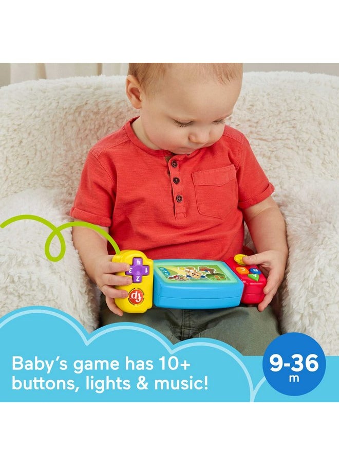 Fisher-Price - Fisher-Price Baby & Toddler Toy Laugh & Learn Twist & Learn Gamer Pretend Video Game with Lights & Music for Infants Ages 9+ Months - Image 1