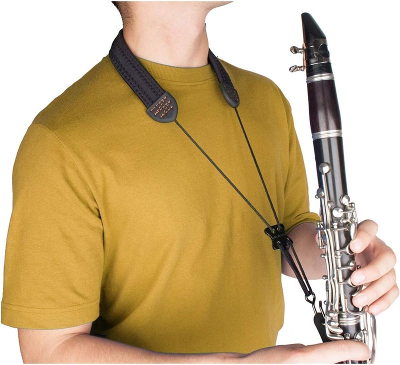 Pro-Tec Clarinet Neck Strap, 22” Length (Model NCS2),Black,Regular - Image 1