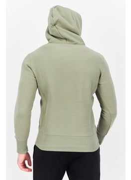 Champion Men Sportswear Fit Long Sleeves Training Sweatshirts, Pale Olive  - Image 4
