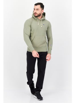 Champion Men Sportswear Fit Long Sleeves Training Sweatshirts, Pale Olive  - Image 2