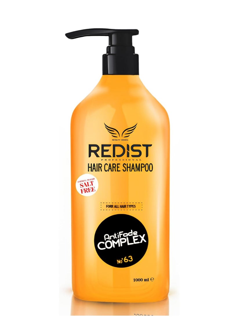 REDIST Anti Fade Complex Shampoo 1000ml – Color Protection & Nourishing Formula - Image 1