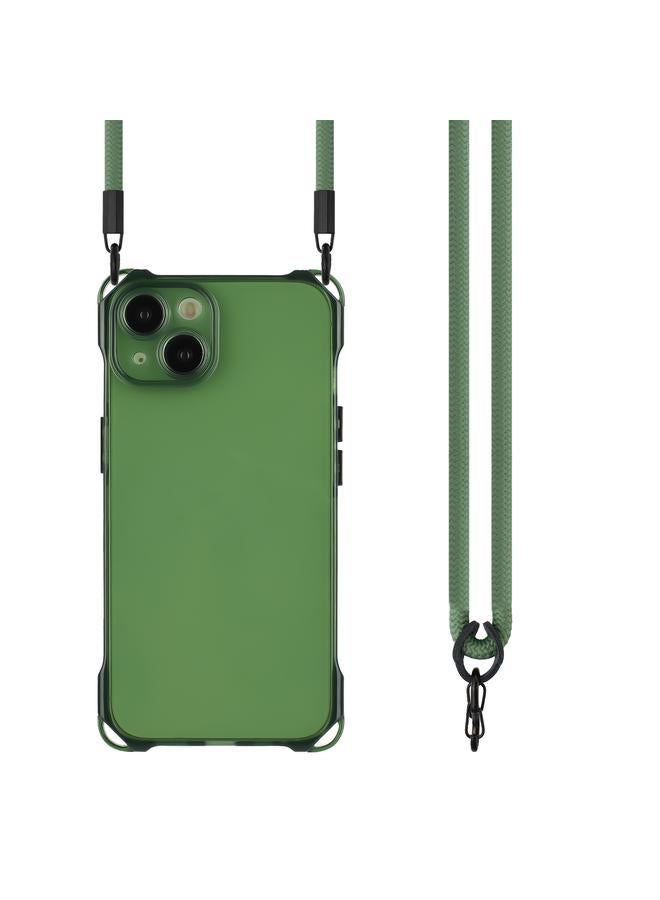 S-TOP Case For iPhone 13 Four-corner Shockproof TPU Phone Case with Lanyard - Image 2